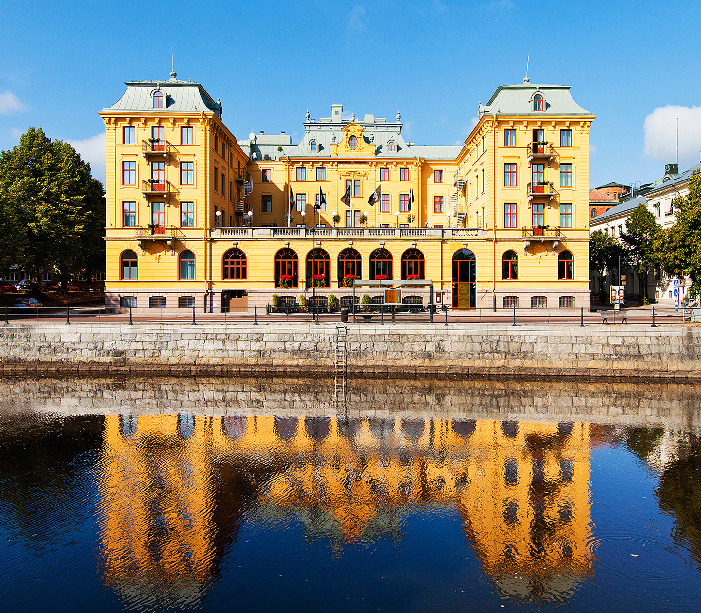 Fasaden på Elite Grand Hotel i Gävle