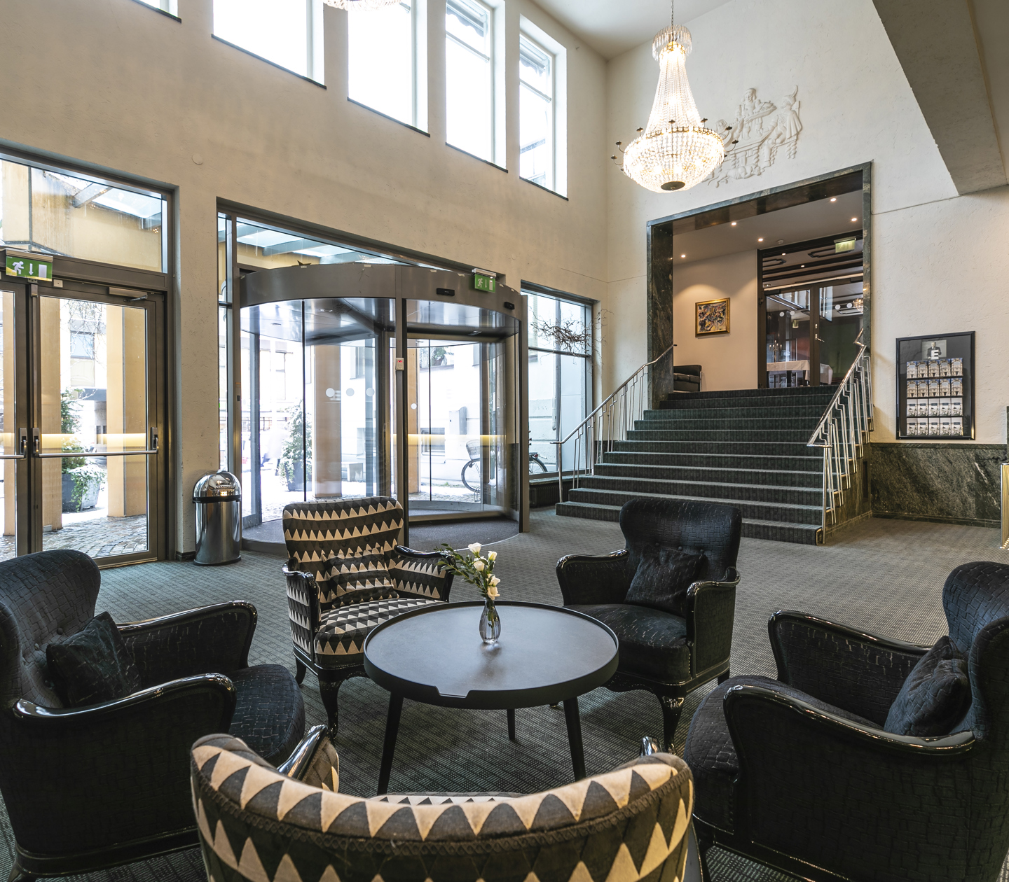 Lobbyn på Elite Stadshotellet i Växjö