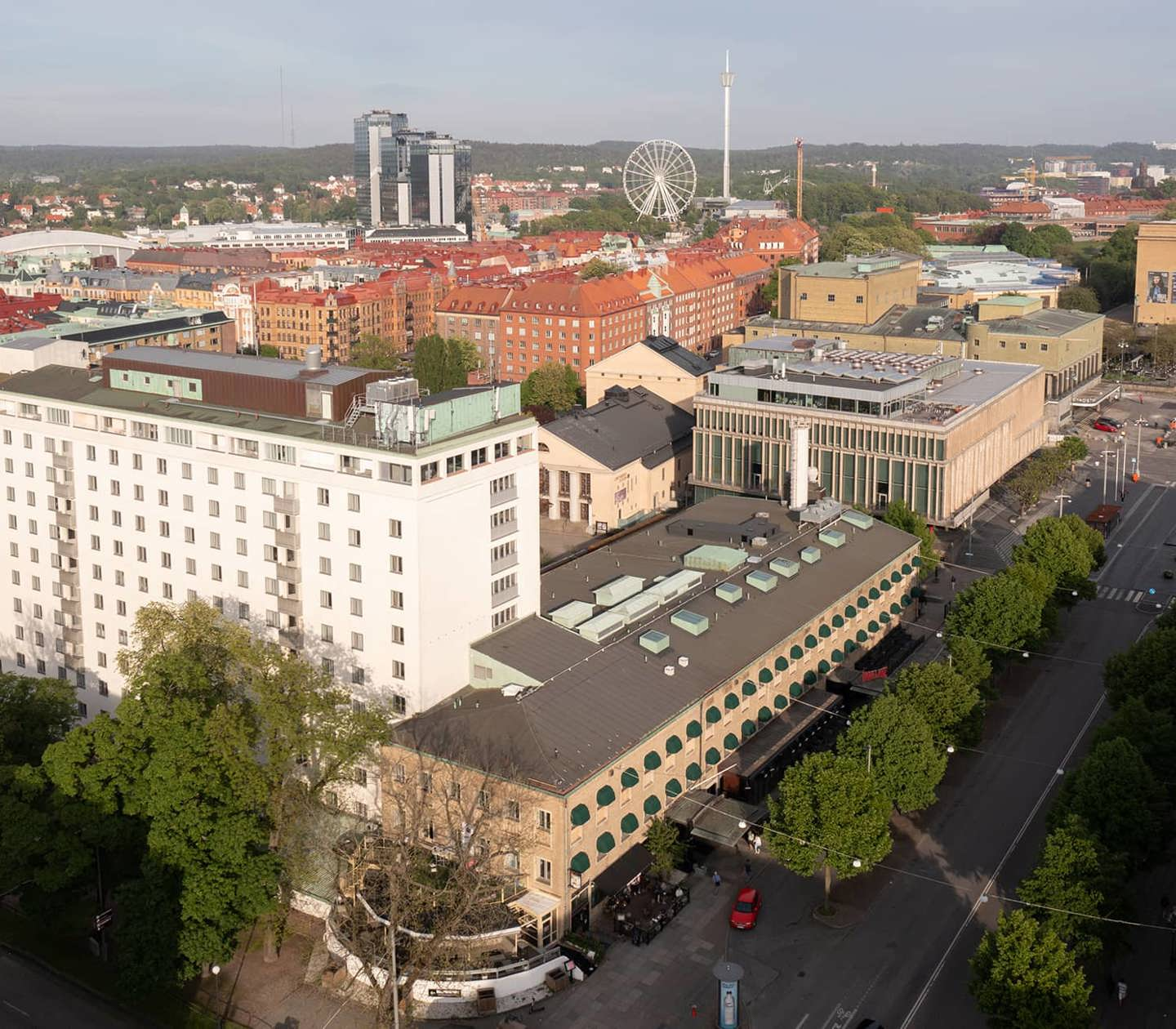 Utsikt över Göteborgs stad