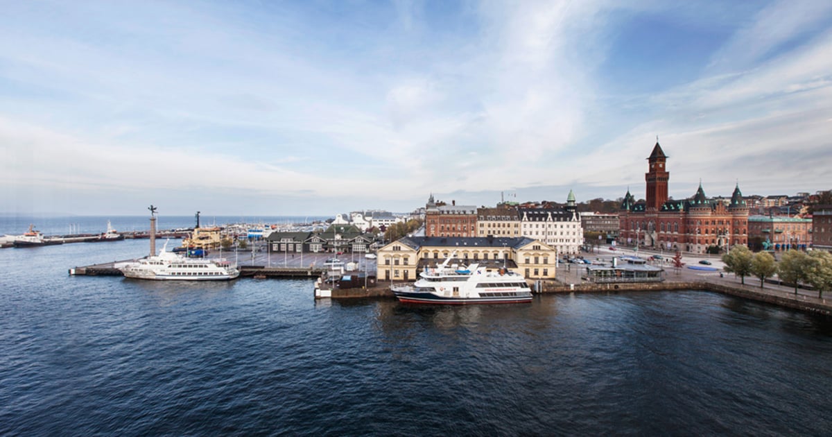 Bild på en havet i Skåne, Helsingborg.