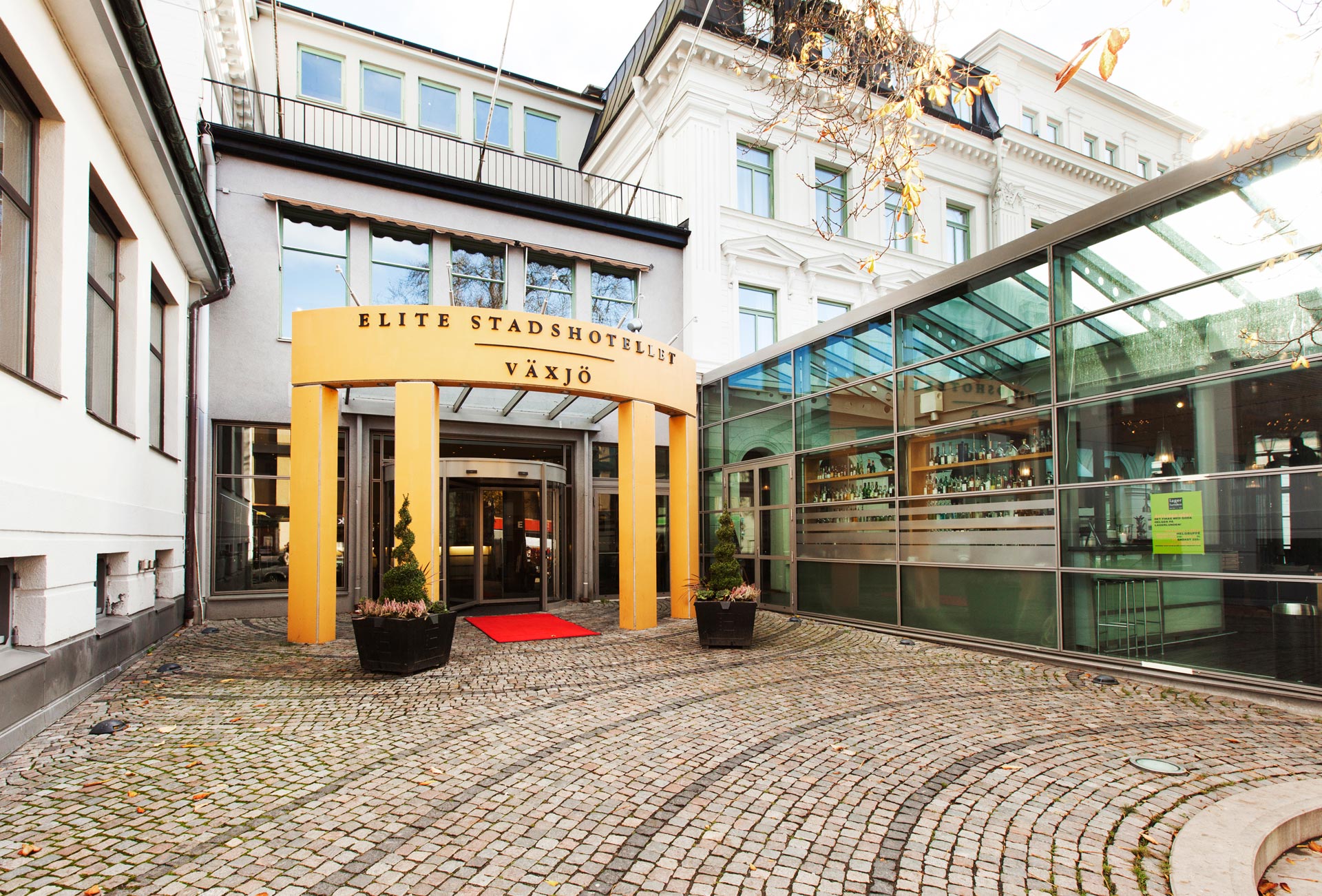 Pampig entré till Elite Stadshotellet i Växjö