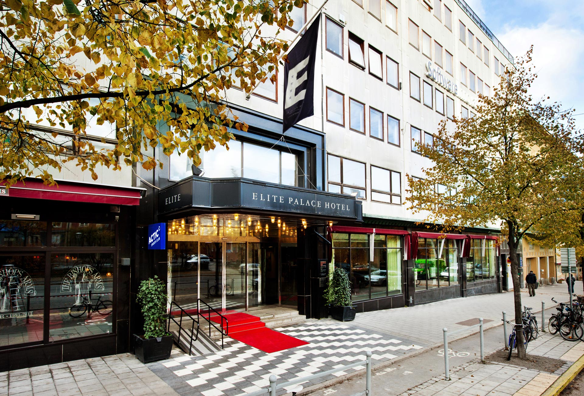 Ingång på Elite palace hotel