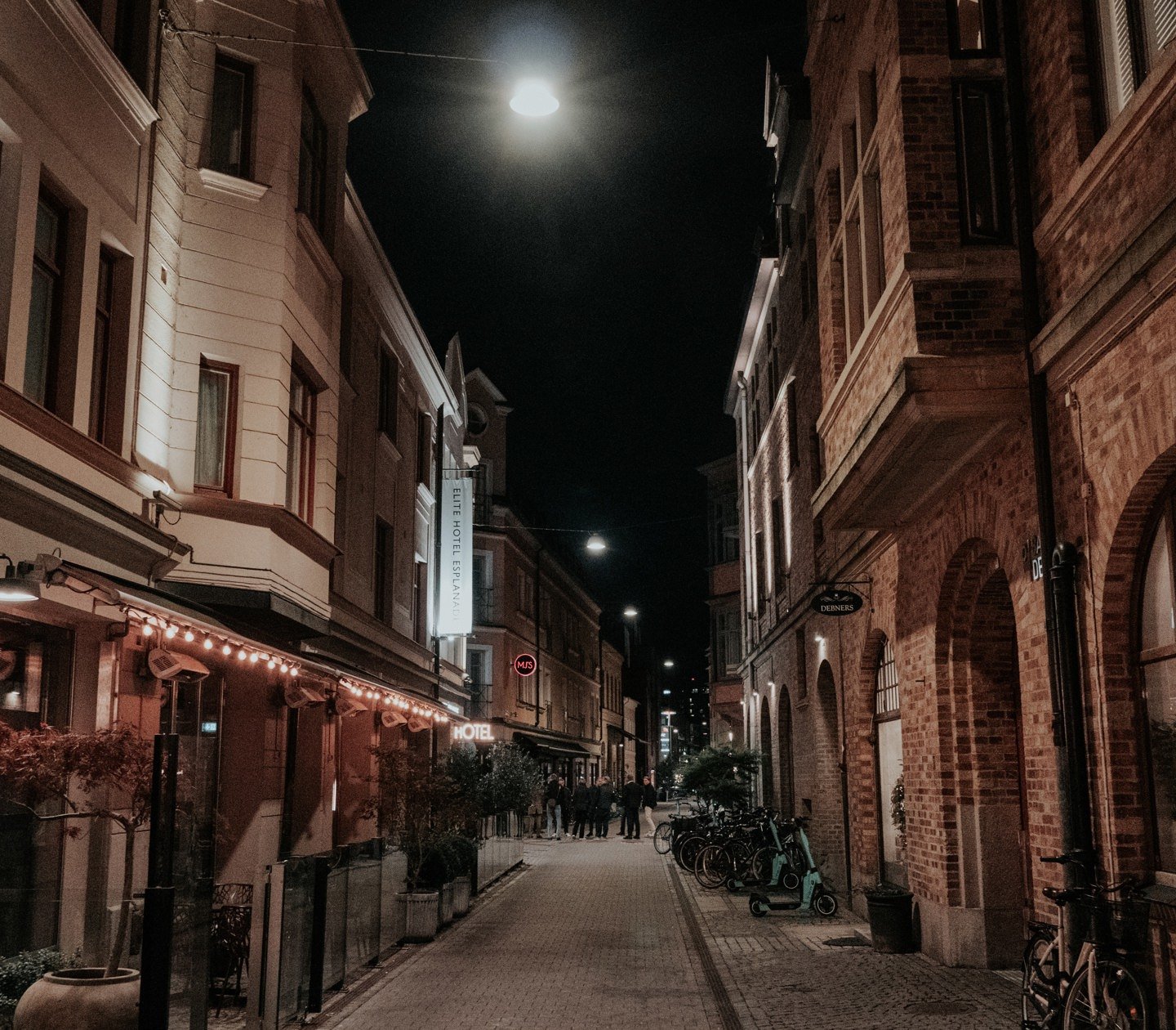 Höstig gränd i Malmö