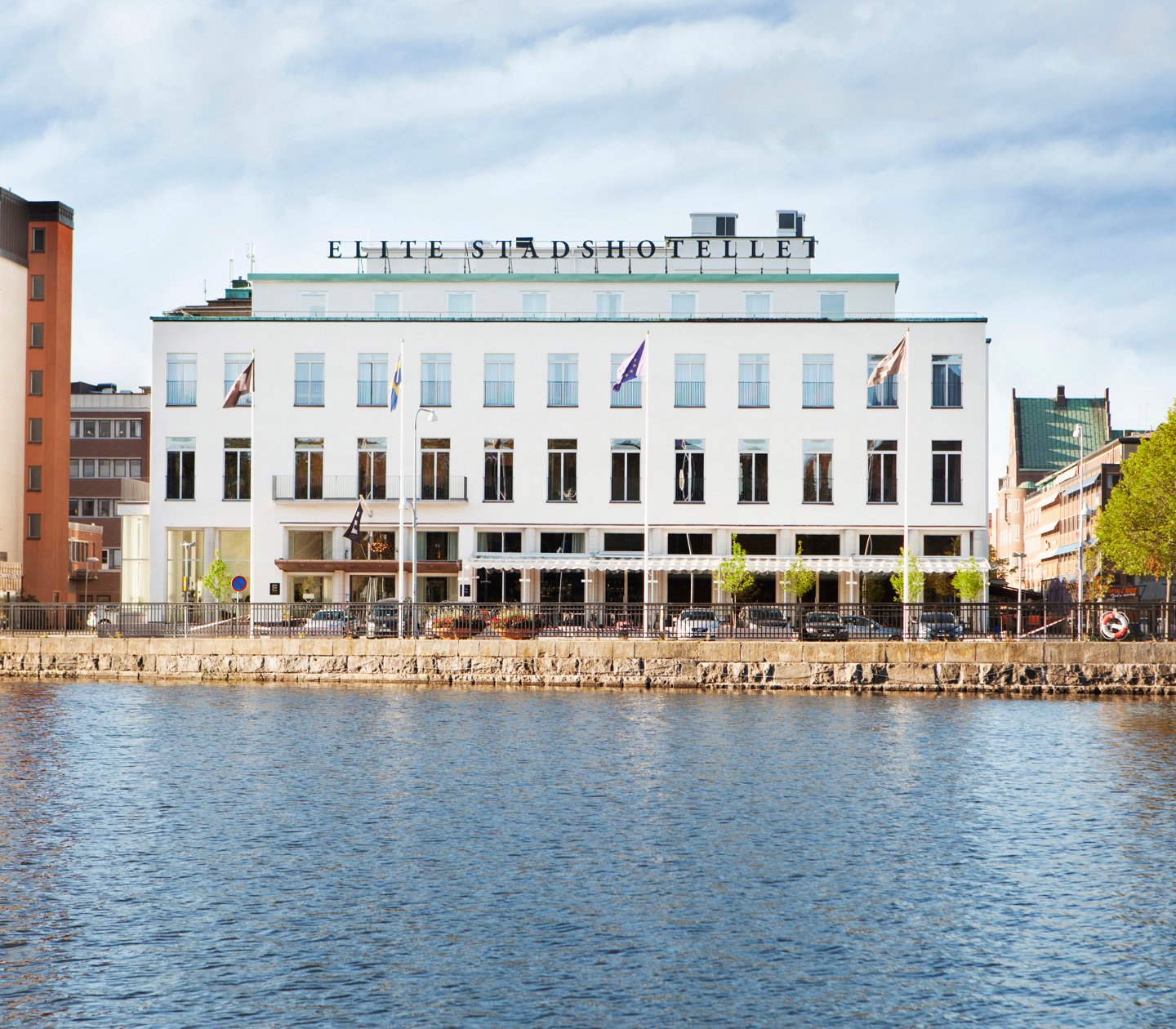 The facade of Elite Stadshotellet in Eskilstuna