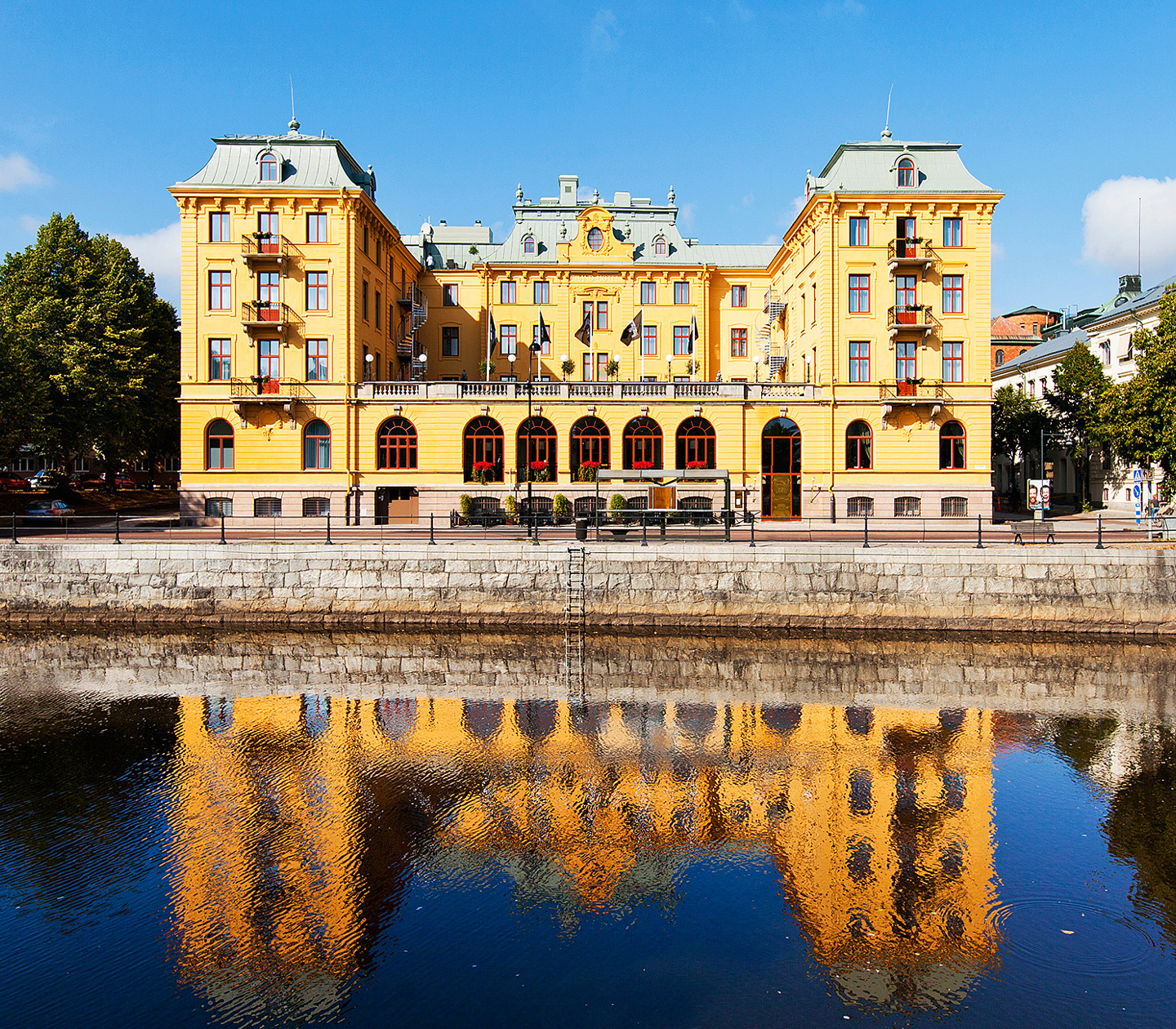 The facade of Elite Grand Hotel in Gävle