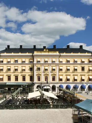 Fasaden av Elite Stora Hotellet i Linköping