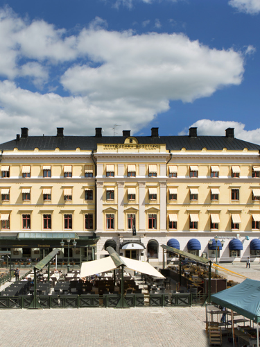 The facade of the Elite Stora Hotel in Linköping