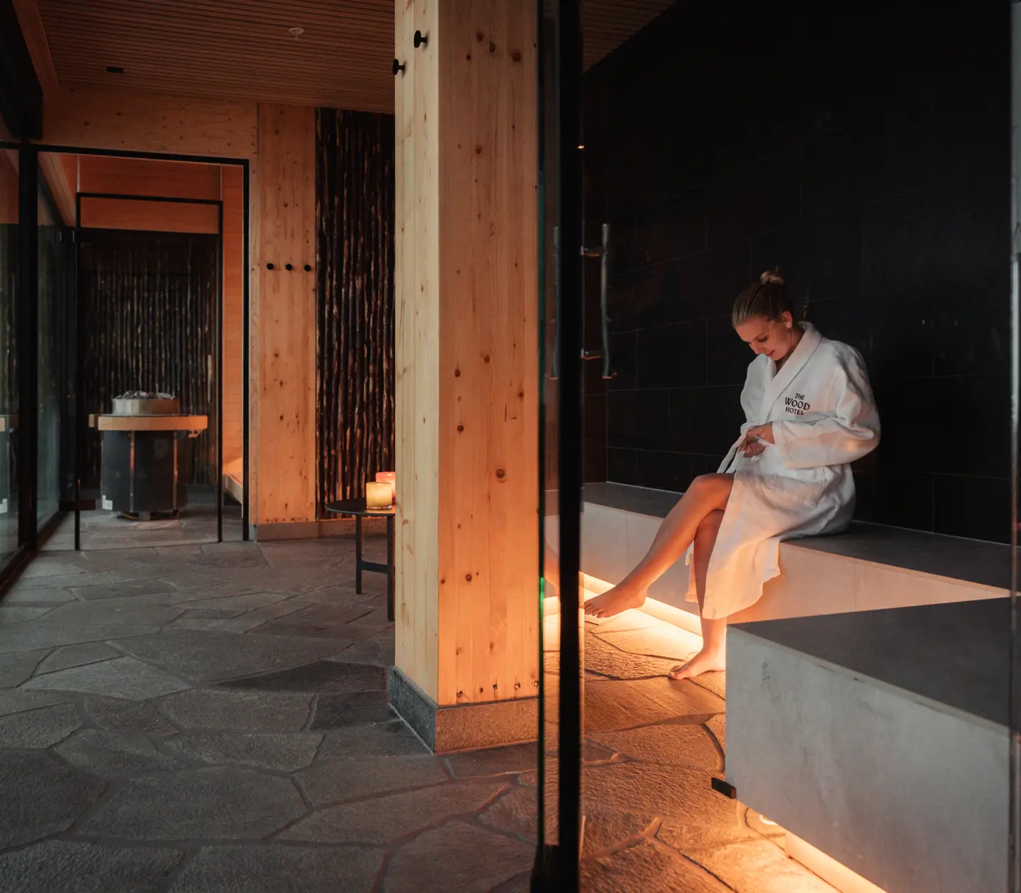 Sauna at Vana Spa