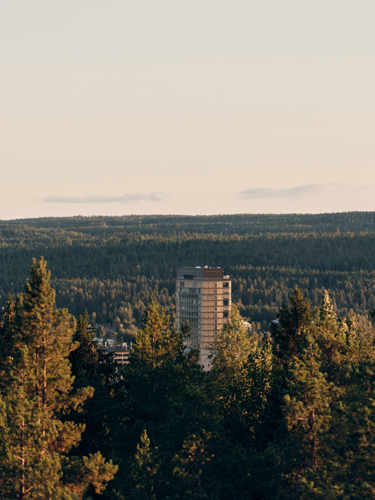 Overview of the city Skellefteå