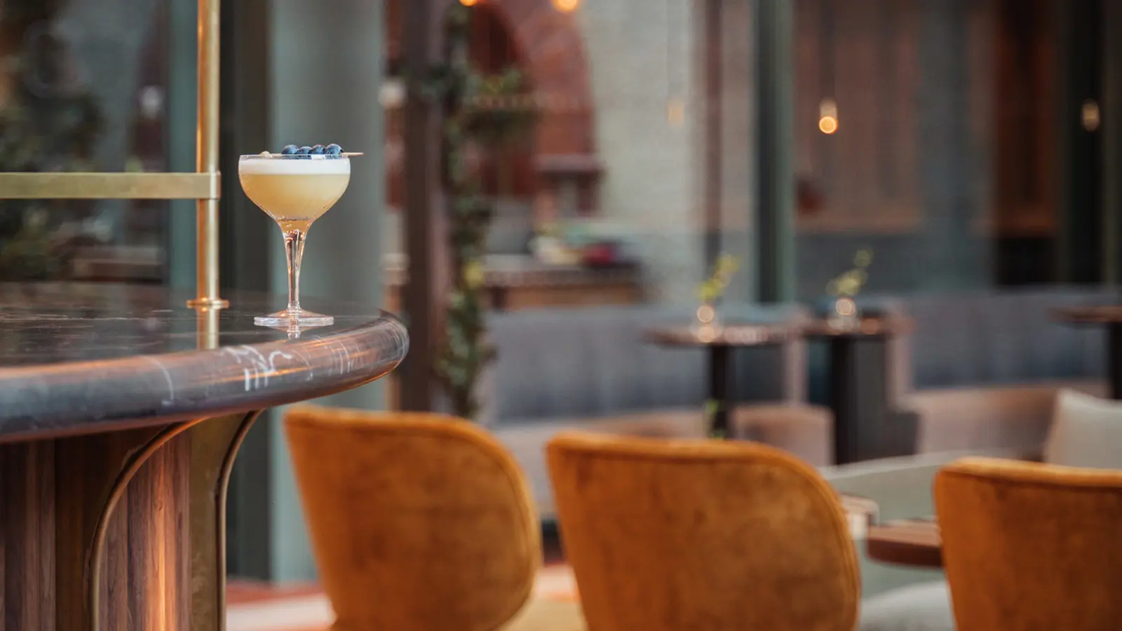 A drink in a bar
