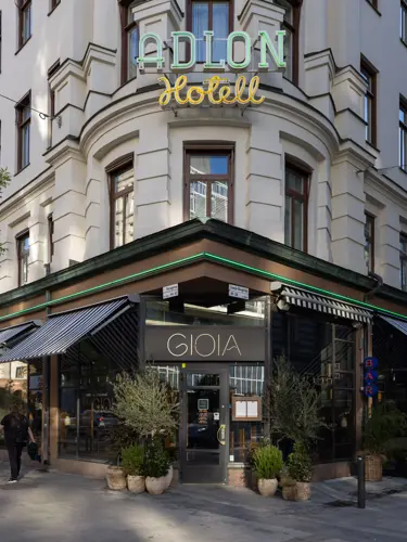 Fasaden av Elite Hotel Adlon