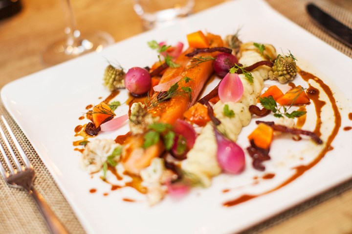 Färgglada primörer, fint serverade