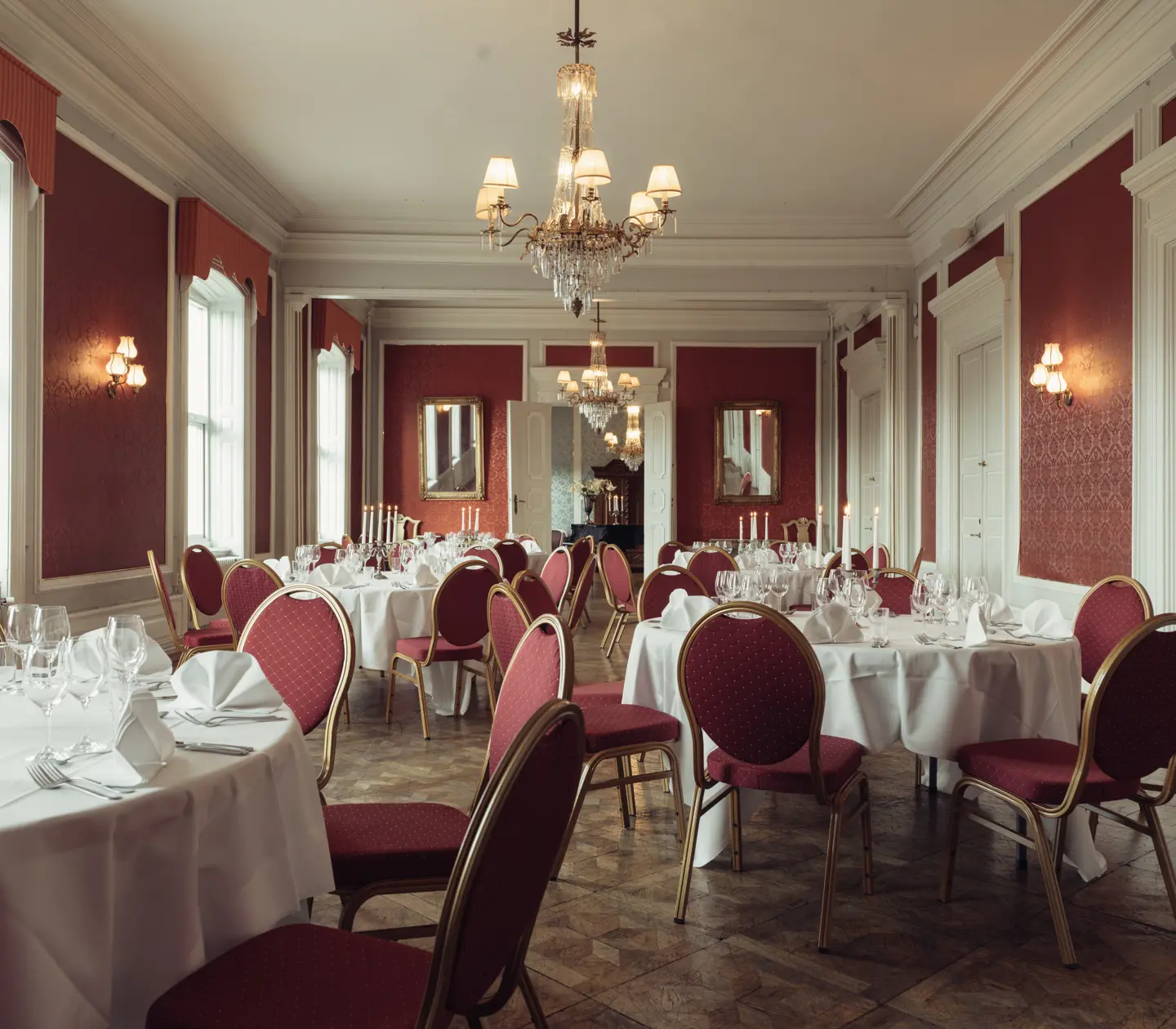 Beautiful setting in Röda salongen at Elite Stora Hotellet Jönköping