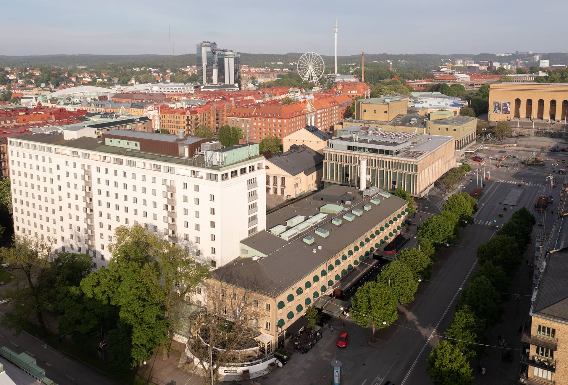 Utsikt över Göteborgs stad