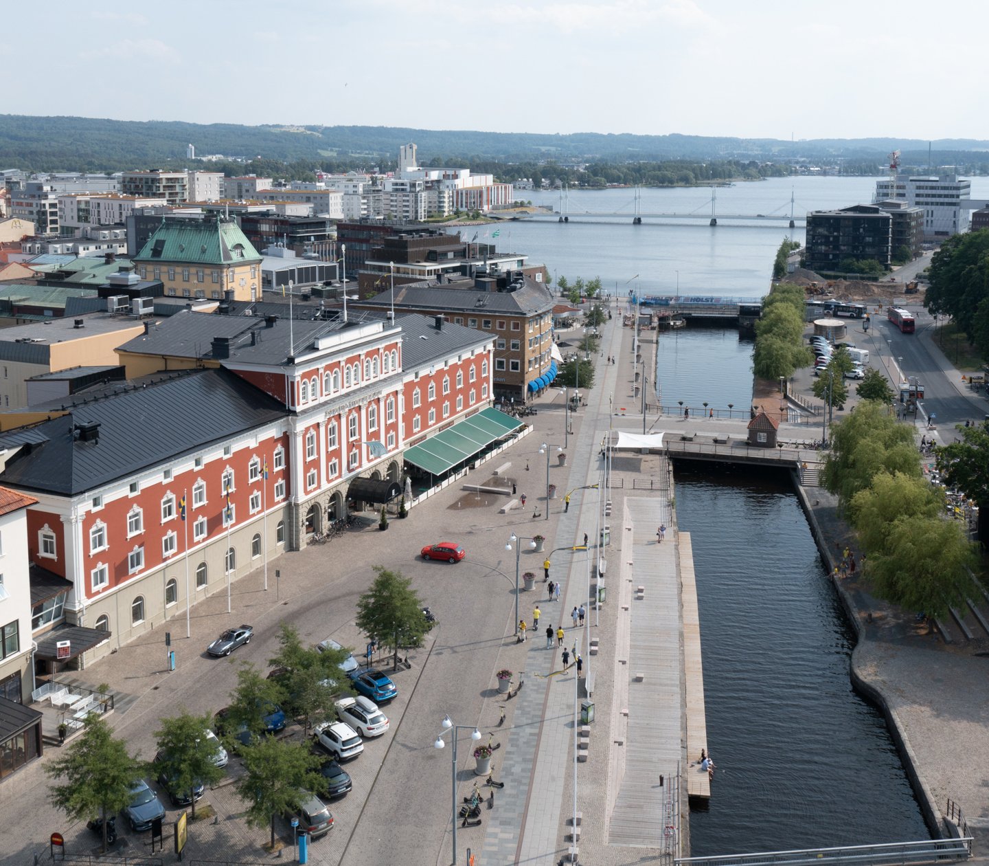 View from above at Elite Stora Hotellet in Jönköping