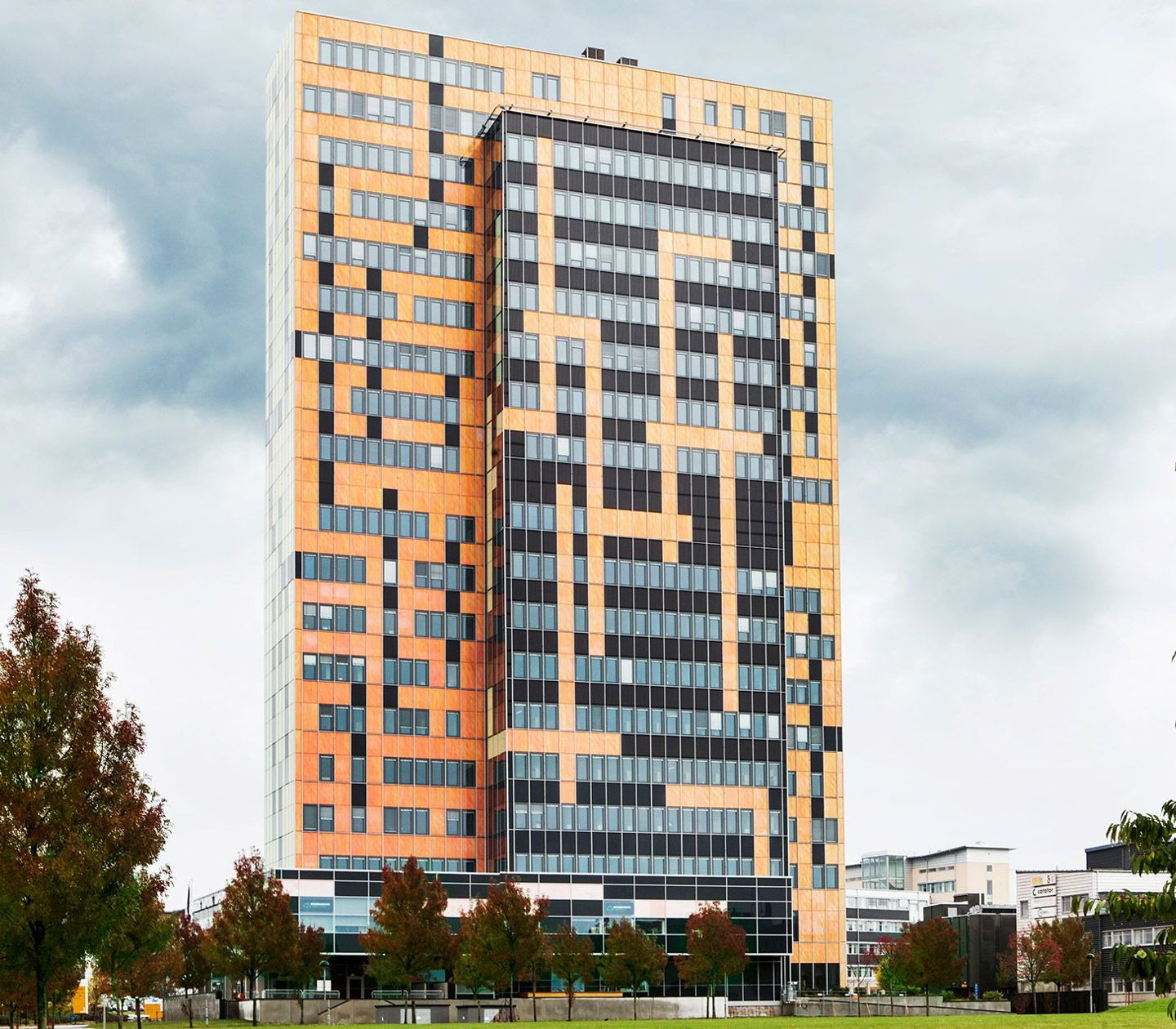 Modern skyscraper in Lund