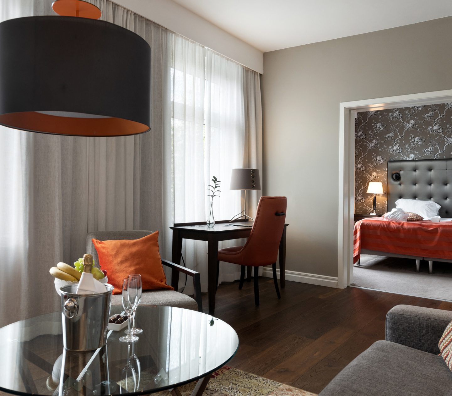 Hotel Suite with cozy interior