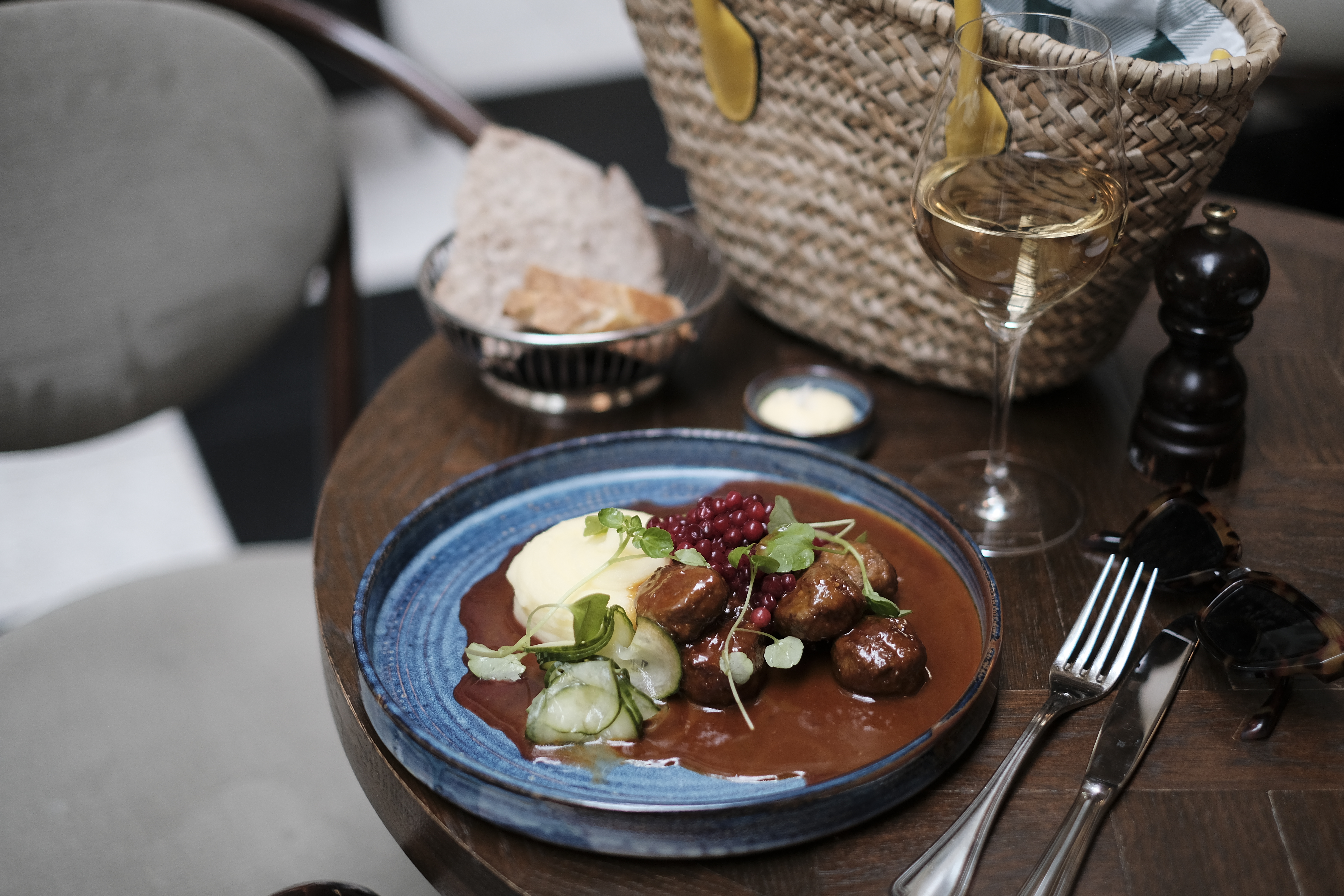 Vintertallrik med köttbullar