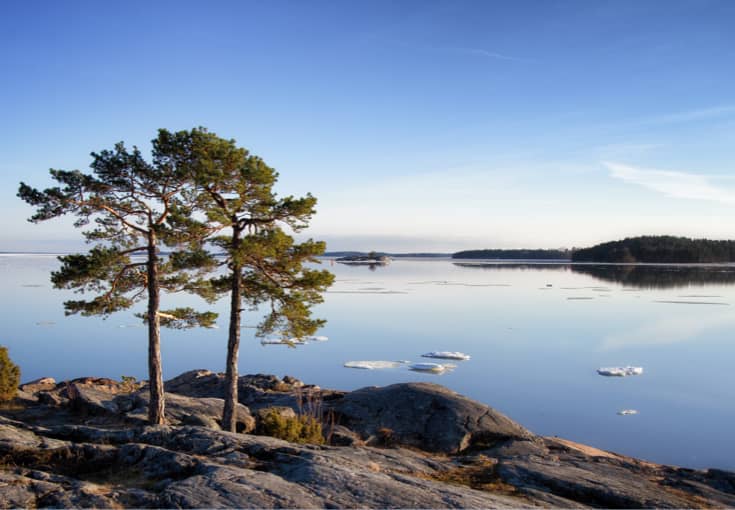 Utsikt från Junkön i Luleå