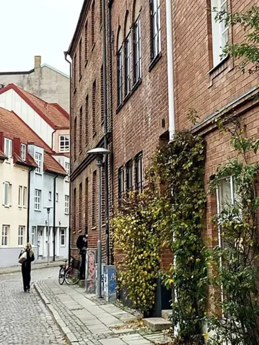 En kullerstensgata i Lund