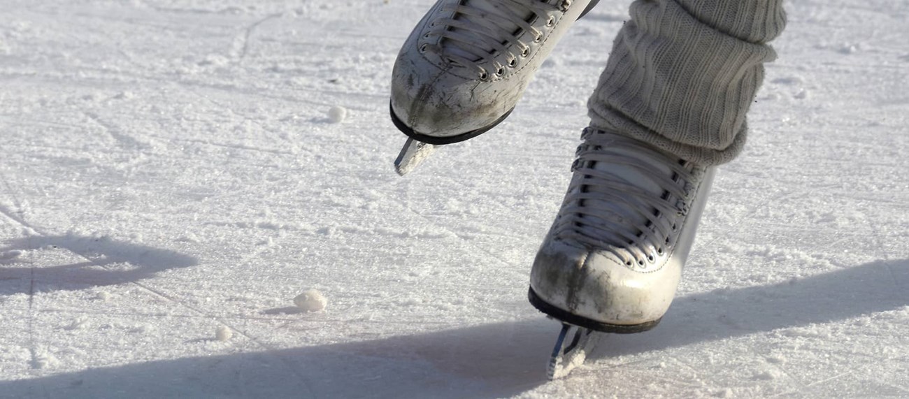 Skridskoåkning på isen