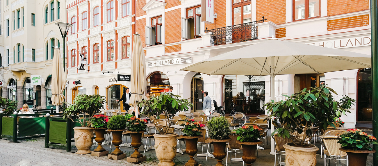 Uteservering i Malmö