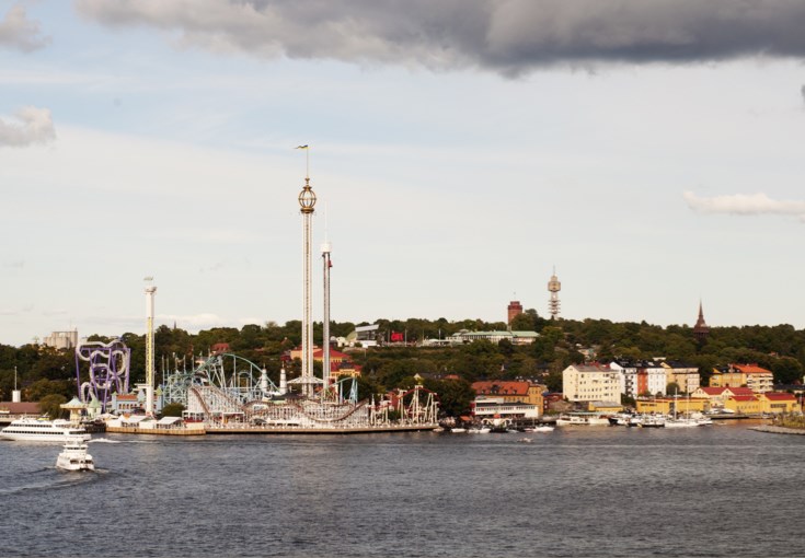 Vy över Gröna Lund