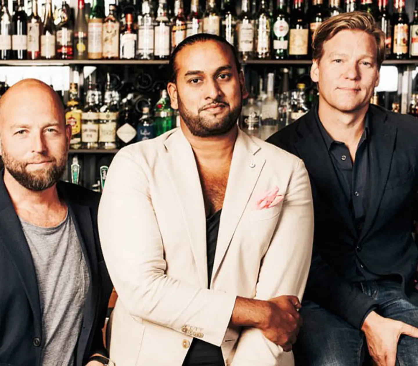 Christian Olsson, Niklas Odin och Kristofer Sandström som driver Haga Bottega.