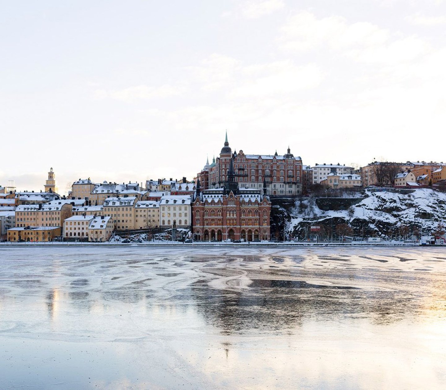 Stockholm during winter time