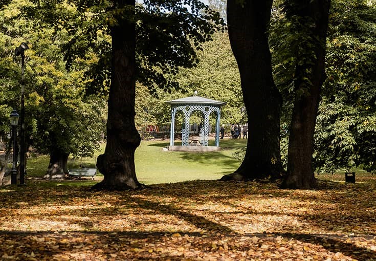 Mysiga Humlegården i Stockholm