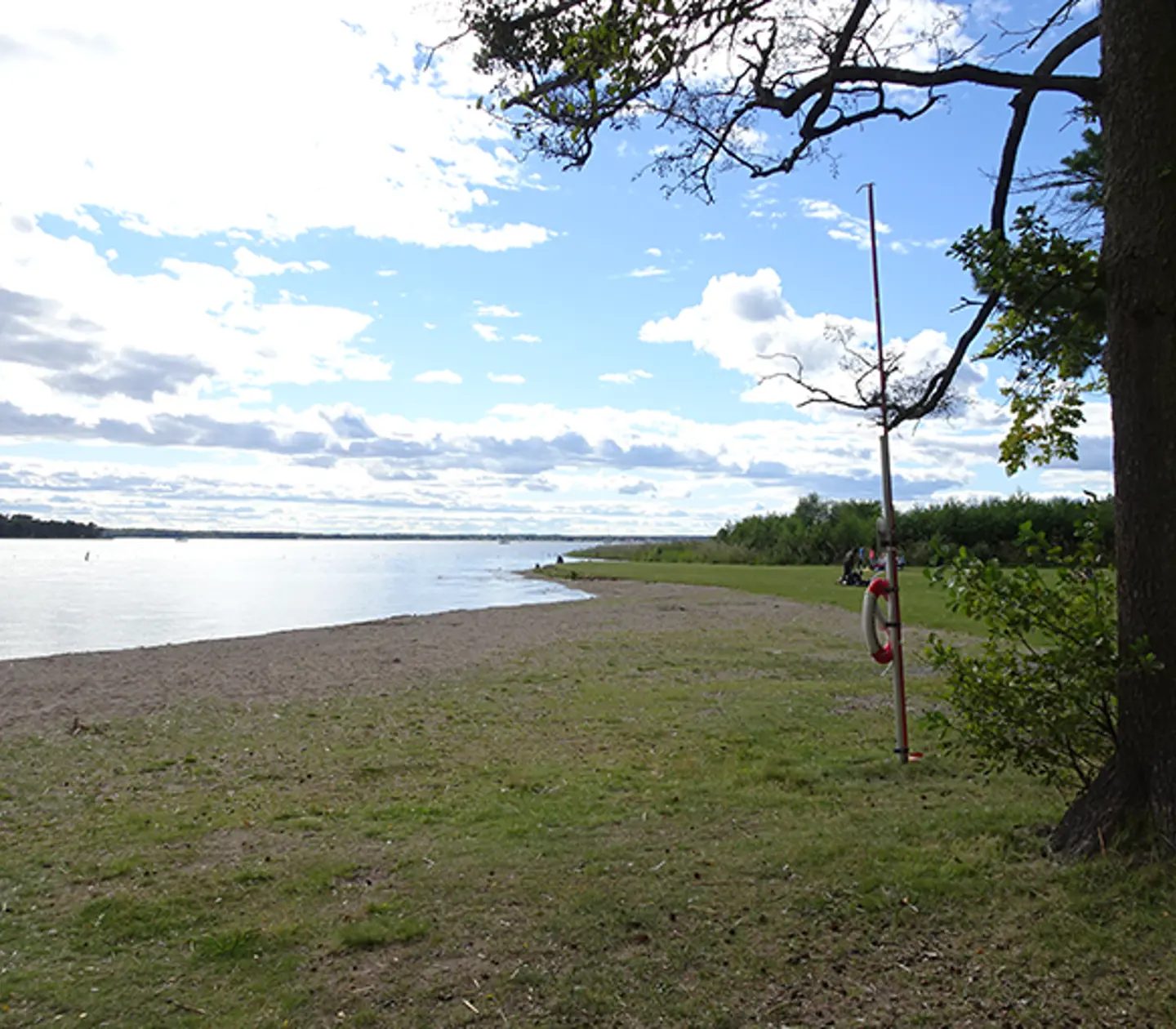 Badstrand i Västerås