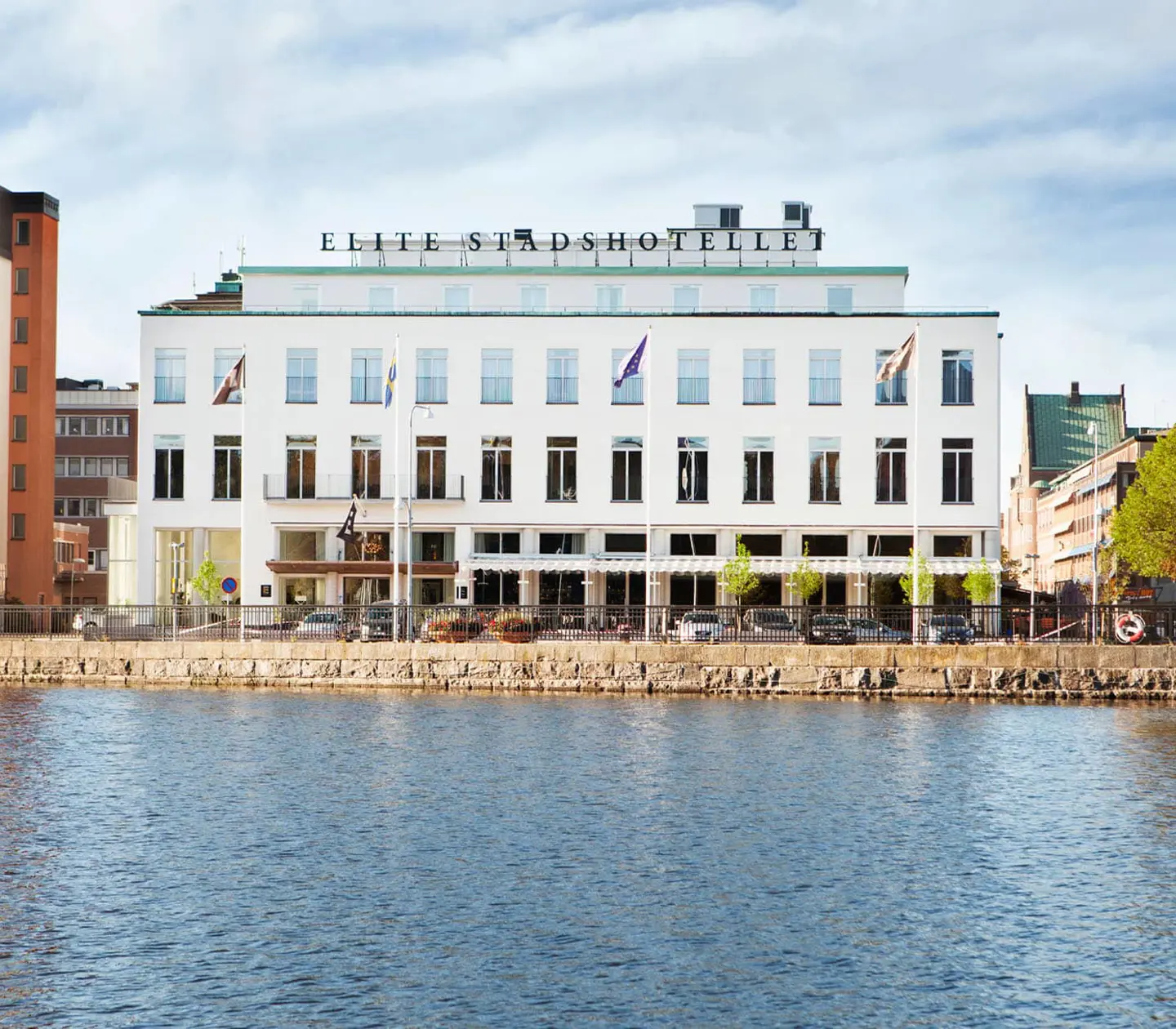 Facade view of the Elite Stadshotellet in Eskilstuna