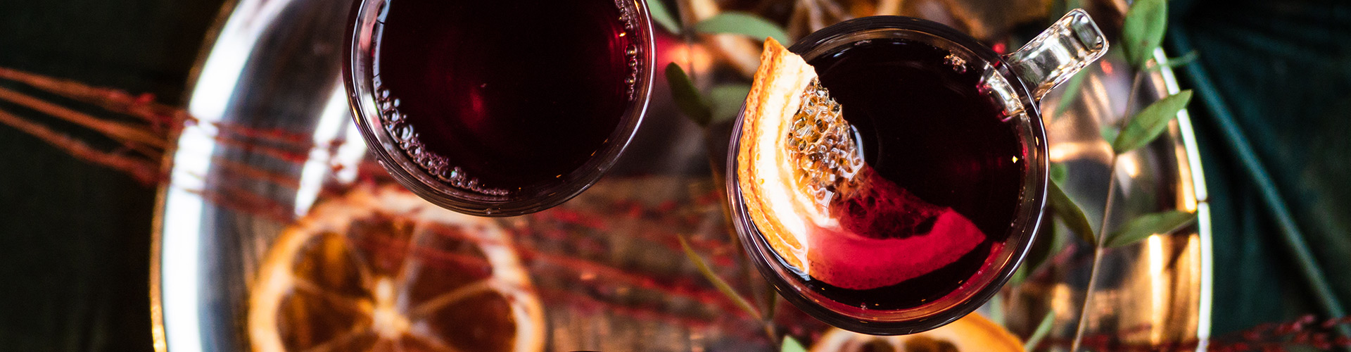 Glögg serverad som en del av julbordspaketet