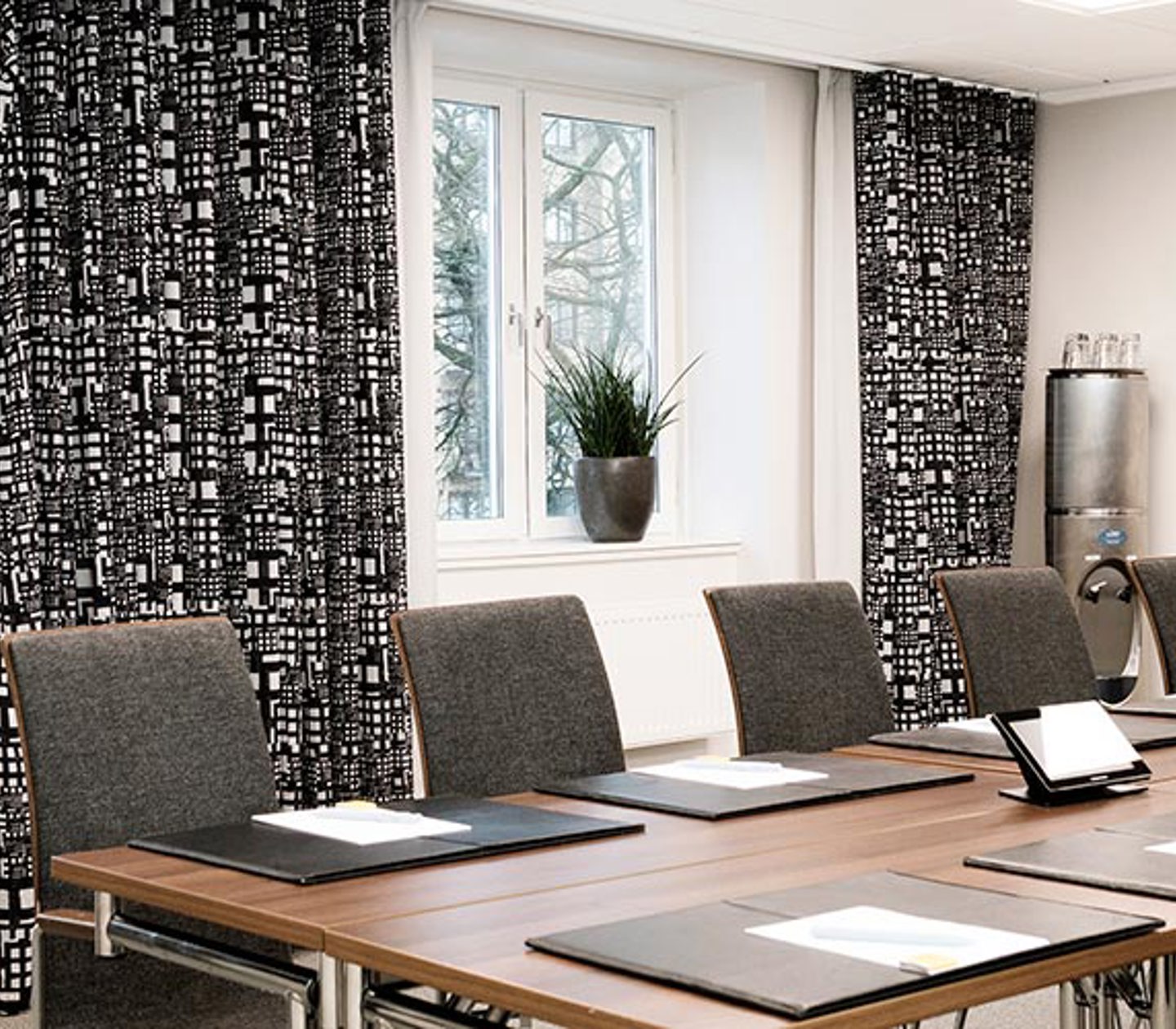 A small conference room at Elite Park Avenue Hotel in Gothenburg