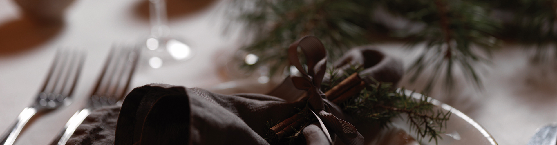 En uppdukad plats Elite Hotels julbord