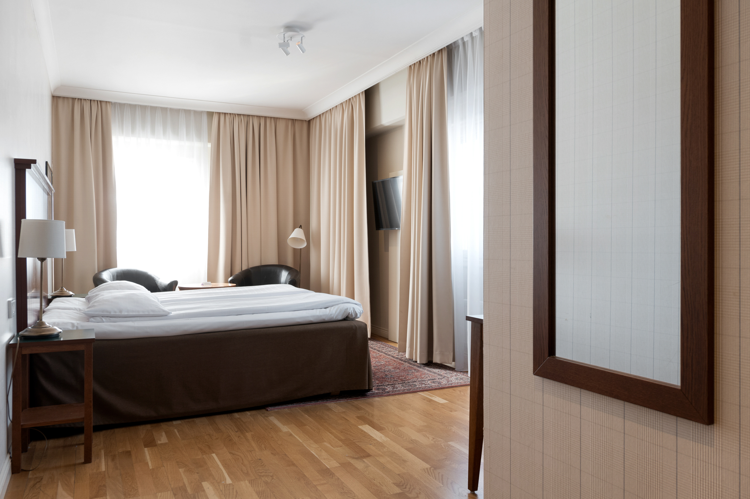 Hotellrum på Bishops Arms Hotel i Kiruna