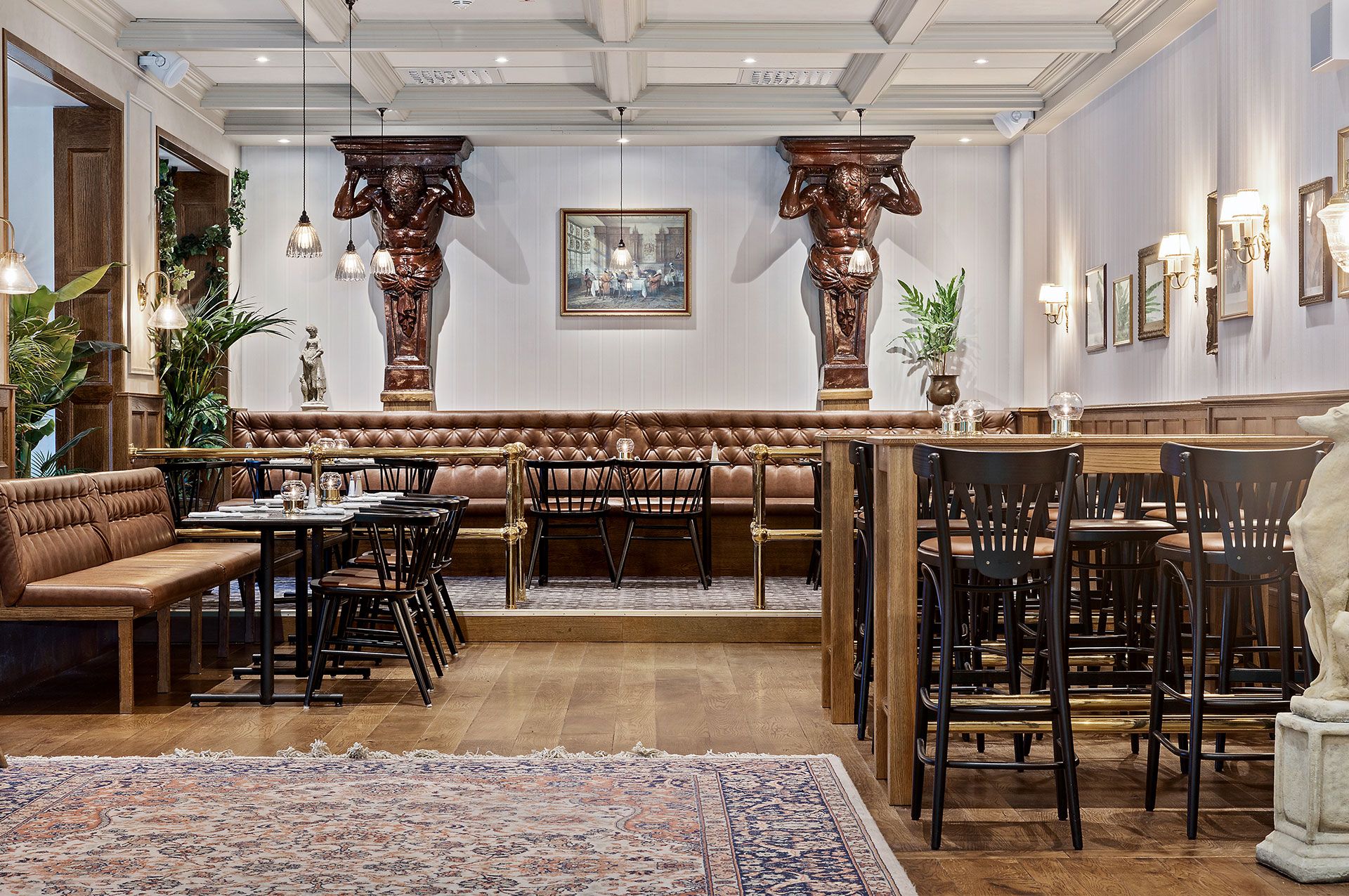 Matsal i restaurang The Bishops Arms