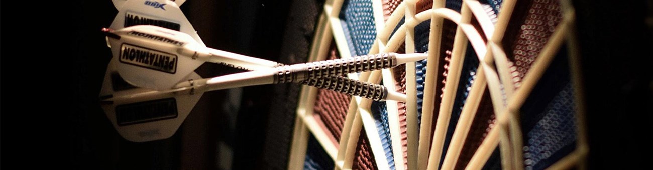 Pilar på en darttavla