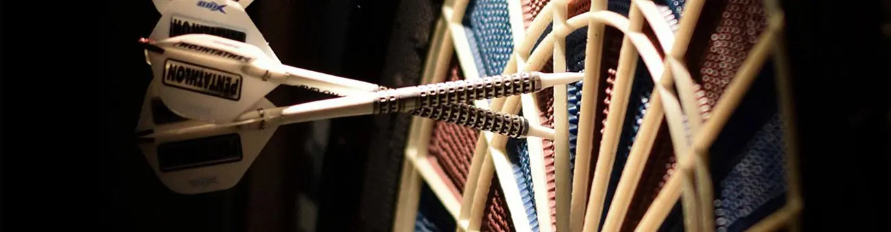 Pilar på en darttavla