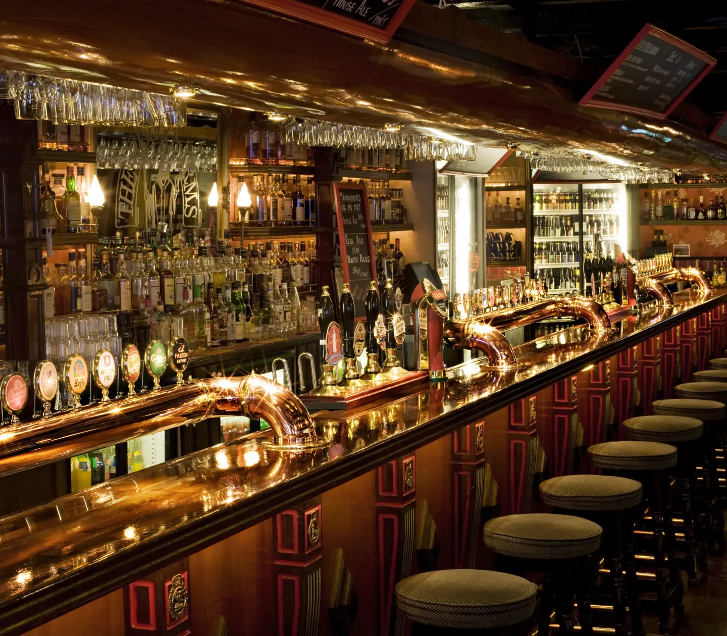 A british style bar