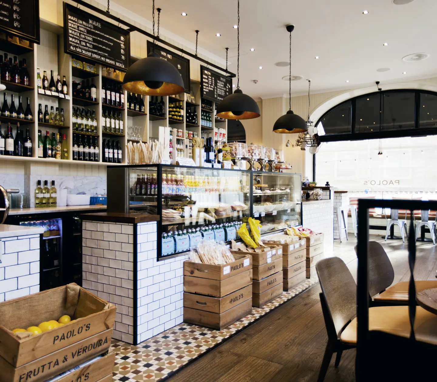 Resturang med italiensk stil