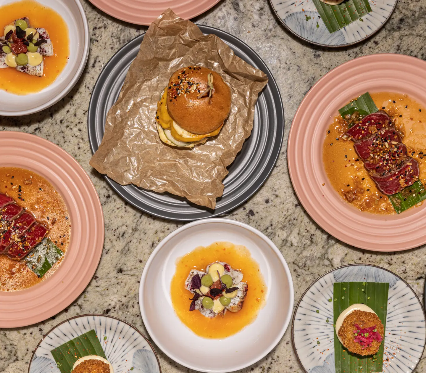 Asian medium-sized dishes