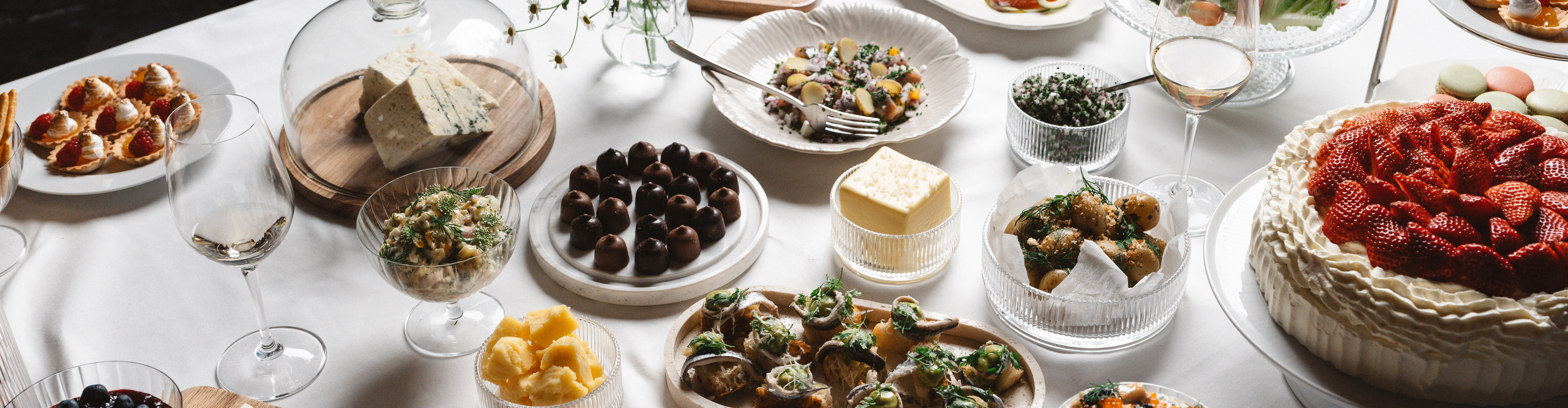 Ett härligt axplock av det som serveras på Elite Hotels sommarbord