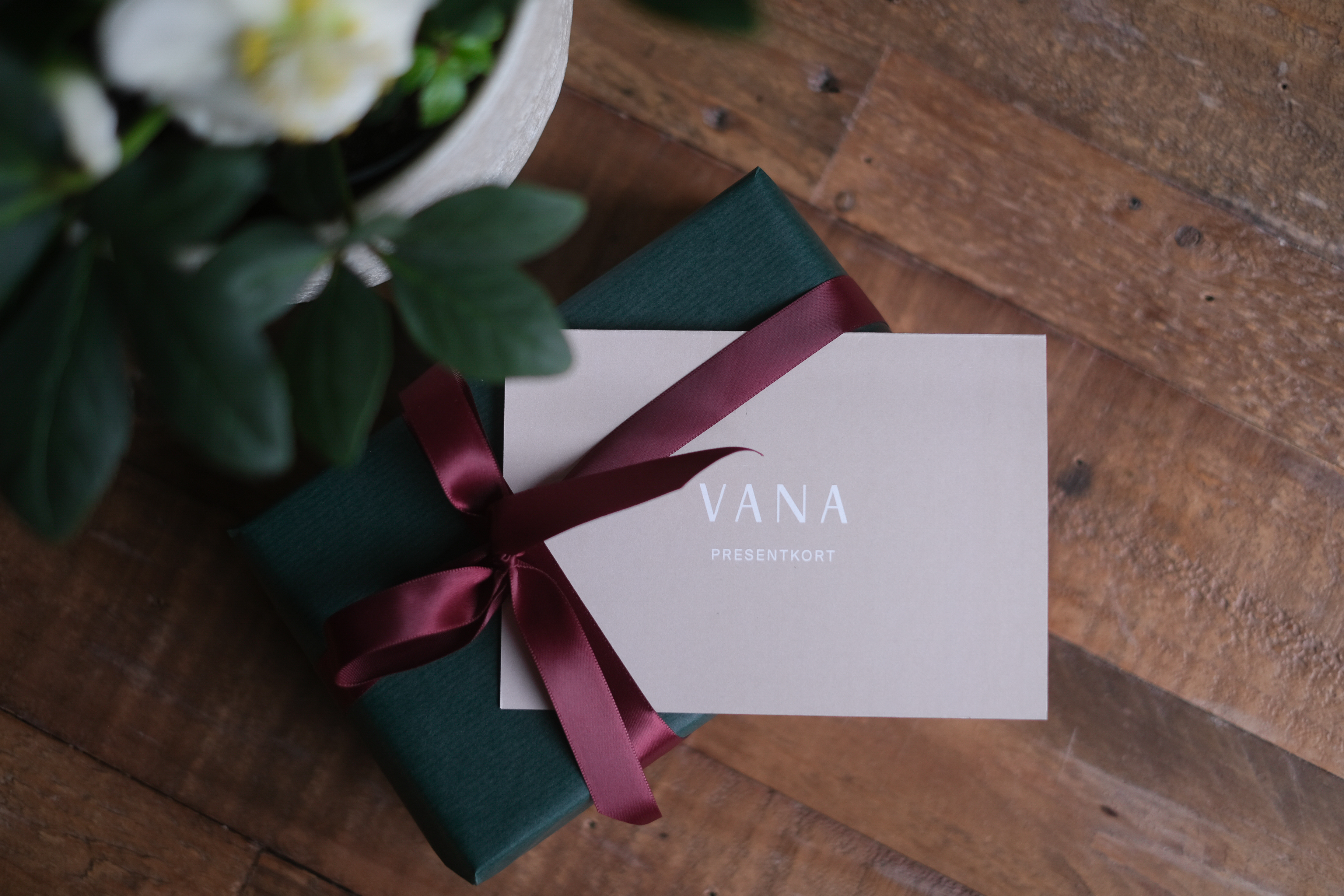 Inslaget presentkort