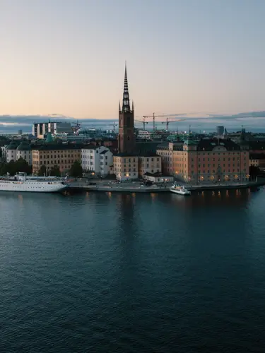 Vintergata i Stockholm