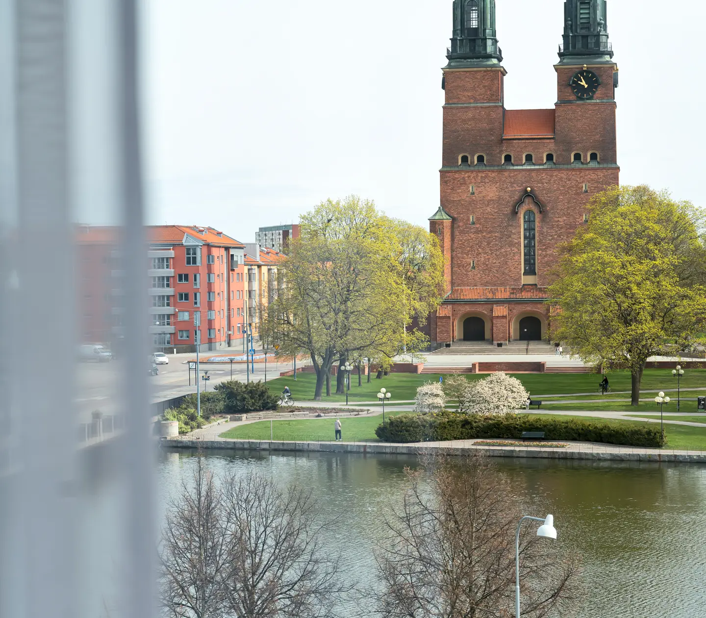 Utsikt över Klosters kyrka