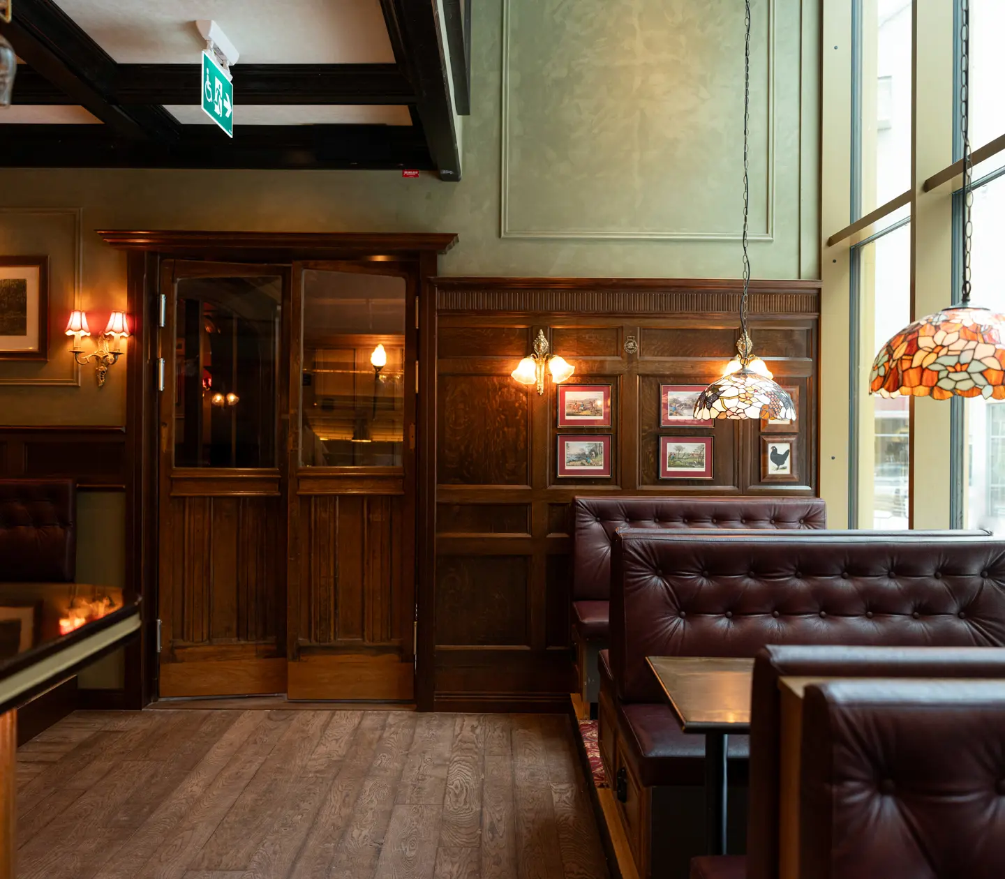 Bishop Arms restaurangbås