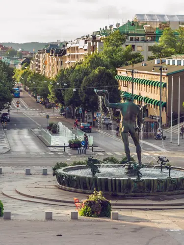 Vintergata i Göteborg